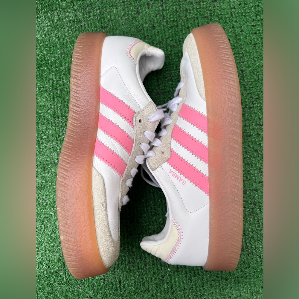 adidas Sambae Cloud White Bliss Pink IE9109 Women’s Size 7 Used no box - Picture 5 of 16